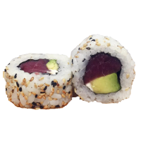 Atún rojo,aguacate y queso