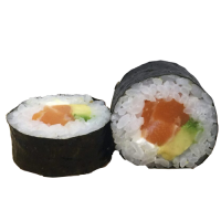Maki Salmón,queso y aguacate
